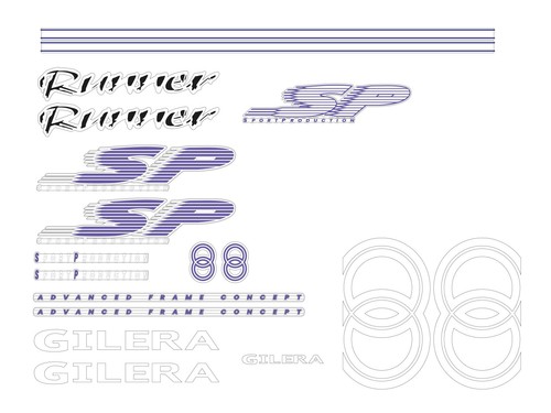 Kit adesivi scooter gilera - kit,